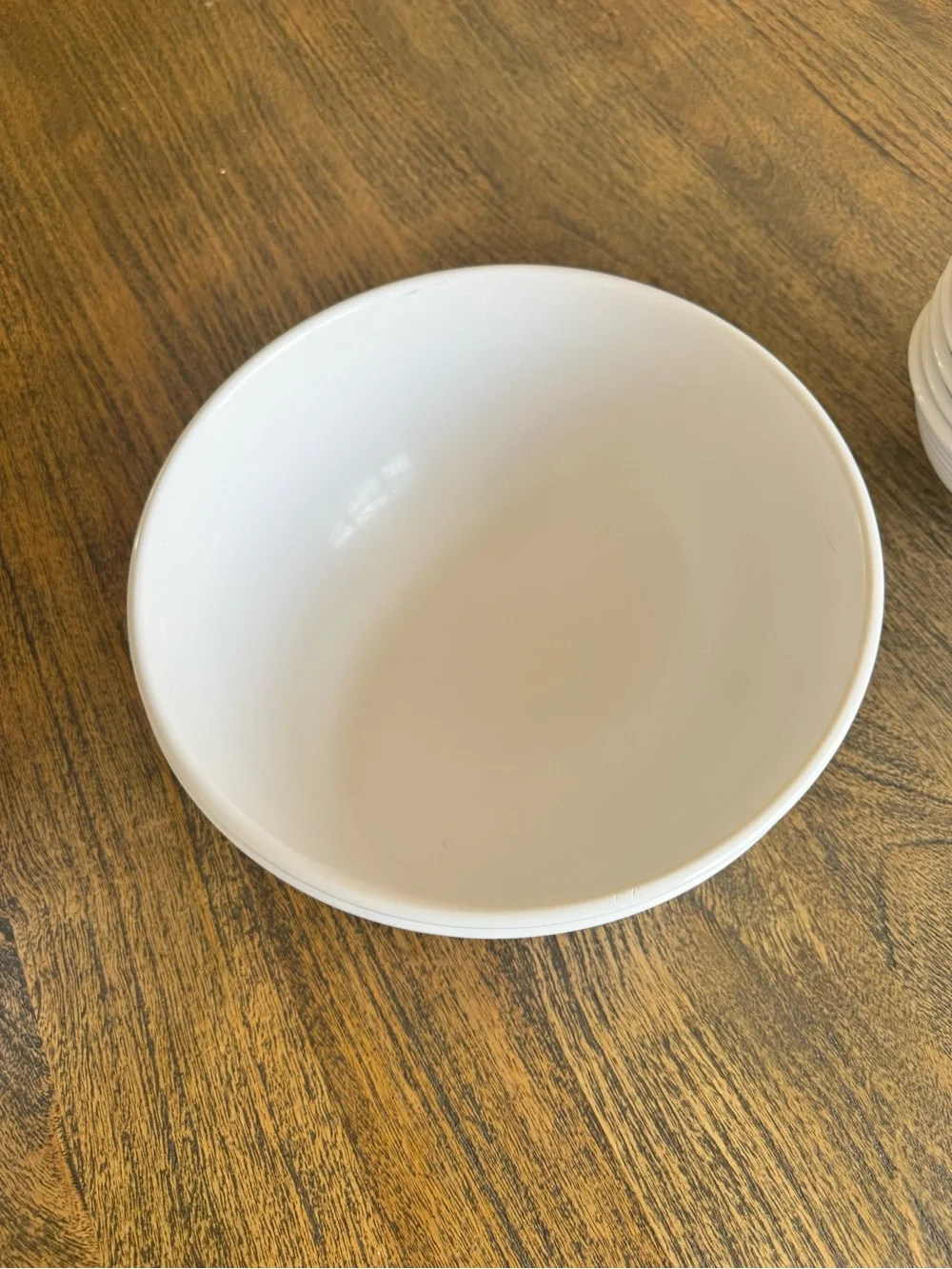 Target Home Melamine Dinnerware Set 20 Pc White Ribbed Plates Bowls